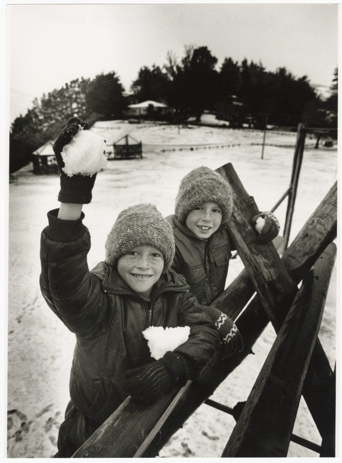 Snow at Victoria Park: Picturing Canterbury | Christchurch City ...