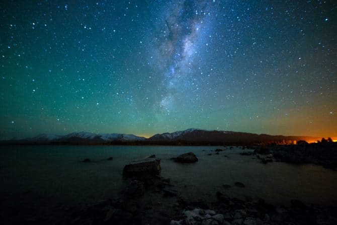 Lake Tekapo Milky Way Stars 430310506